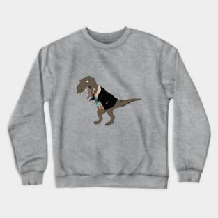 tie dye-saurus Crewneck Sweatshirt